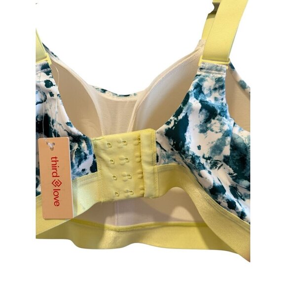 ThirdLove Womens Adjustable Sports Bra Strap Full Coverage Splash Yellow 40F NWT - Picture 6 of 7